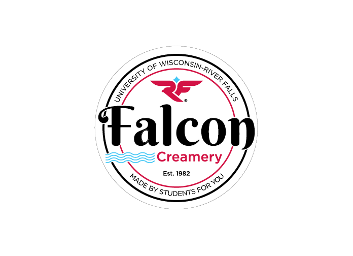 UWRF Falcon Creamery Logo v2